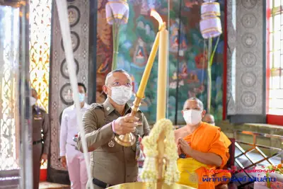 ประมวลภาพพิธีพุทธาภิเษกเหรียญรุ่นพิทักษ์ทรัพย์แสนล้าน วัดจุฬามณี ปี ๒๕๖๔