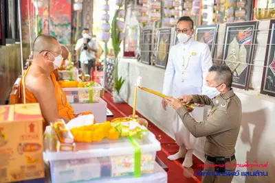 ประมวลภาพพิธีพุทธาภิเษกเหรียญรุ่นพิทักษ์ทรัพย์แสนล้าน วัดจุฬามณี ปี ๒๕๖๔