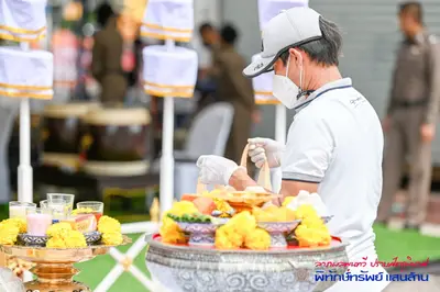 ประมวลภาพพิธีพุทธาภิเษกเหรียญรุ่นพิทักษ์ทรัพย์แสนล้าน วัดจุฬามณี ปี ๒๕๖๔