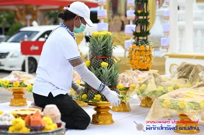 ประมวลภาพพิธีพุทธาภิเษกเหรียญรุ่นพิทักษ์ทรัพย์แสนล้าน วัดจุฬามณี ปี ๒๕๖๔