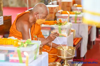 ประมวลภาพพิธีพุทธาภิเษกเหรียญรุ่นพิทักษ์ทรัพย์แสนล้าน วัดจุฬามณี ปี ๒๕๖๔