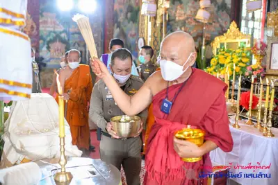 ประมวลภาพพิธีพุทธาภิเษกเหรียญรุ่นพิทักษ์ทรัพย์แสนล้าน วัดจุฬามณี ปี ๒๕๖๔