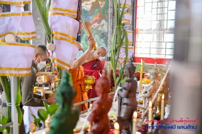 ประมวลภาพพิธีพุทธาภิเษกเหรียญรุ่นพิทักษ์ทรัพย์แสนล้าน วัดจุฬามณี ปี ๒๕๖๔