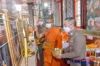ประมวลภาพพิธีพุทธาภิเษกเหรียญรุ่นพิทักษ์ทรัพย์แสนล้าน วัดจุฬามณี ปี ๒๕๖๔