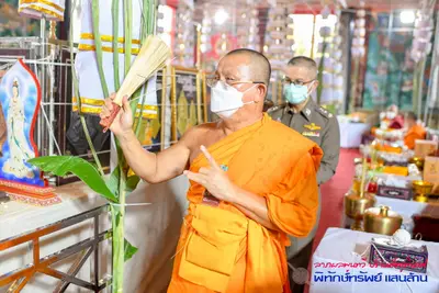 ประมวลภาพพิธีพุทธาภิเษกเหรียญรุ่นพิทักษ์ทรัพย์แสนล้าน วัดจุฬามณี ปี ๒๕๖๔