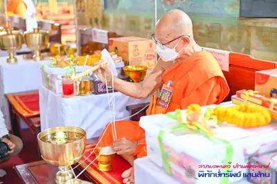 ประมวลภาพพิธีพุทธาภิเษกเหรียญรุ่นพิทักษ์ทรัพย์แสนล้าน วัดจุฬามณี ปี ๒๕๖๔