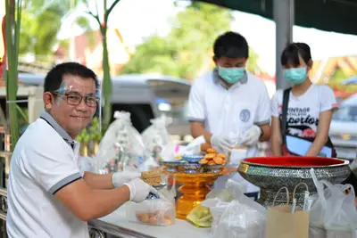 ประมวลภาพพิธีพุทธาภิเษกเหรียญหลวงพ่อโสธร ประทับหลังท้าวเวสสุวรรณโณ ปี ๒๕๖๔