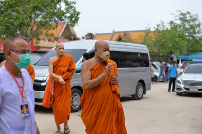 ประมวลภาพพิธีพุทธาภิเษกเหรียญหลวงพ่อโสธร ประทับหลังท้าวเวสสุวรรณโณ ปี ๒๕๖๔