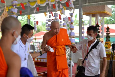 ประมวลภาพพิธีพุทธาภิเษกเหรียญหลวงพ่อโสธร ประทับหลังท้าวเวสสุวรรณโณ ปี ๒๕๖๔