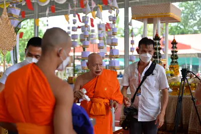 ประมวลภาพพิธีพุทธาภิเษกเหรียญหลวงพ่อโสธร ประทับหลังท้าวเวสสุวรรณโณ ปี ๒๕๖๔