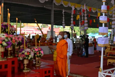 ประมวลภาพพิธีพุทธาภิเษกเหรียญหลวงพ่อโสธร ประทับหลังท้าวเวสสุวรรณโณ ปี ๒๕๖๔