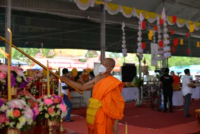 ประมวลภาพพิธีพุทธาภิเษกเหรียญหลวงพ่อโสธร ประทับหลังท้าวเวสสุวรรณโณ ปี ๒๕๖๔