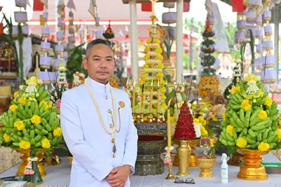 ประมวลภาพพิธีพุทธาภิเษกเหรียญหลวงพ่อโสธร ประทับหลังท้าวเวสสุวรรณโณ ปี ๒๕๖๔
