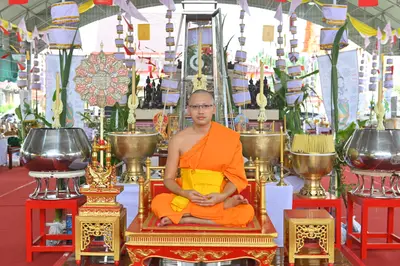 ประมวลภาพพิธีพุทธาภิเษกเหรียญหลวงพ่อโสธร ประทับหลังท้าวเวสสุวรรณโณ ปี ๒๕๖๔