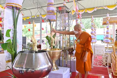 ประมวลภาพพิธีพุทธาภิเษกเหรียญหลวงพ่อโสธร ประทับหลังท้าวเวสสุวรรณโณ ปี ๒๕๖๔