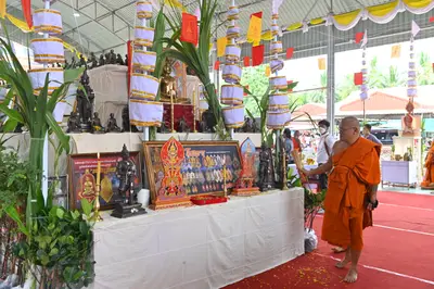 ประมวลภาพพิธีพุทธาภิเษกเหรียญหลวงพ่อโสธร ประทับหลังท้าวเวสสุวรรณโณ ปี ๒๕๖๔