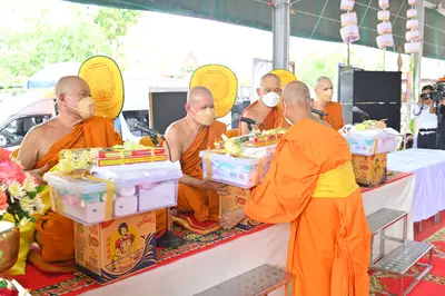 ประมวลภาพพิธีพุทธาภิเษกเหรียญหลวงพ่อโสธร ประทับหลังท้าวเวสสุวรรณโณ ปี ๒๕๖๔