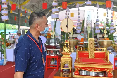 ประมวลภาพพิธีพุทธาภิเษกเหรียญหลวงพ่อโสธร ประทับหลังท้าวเวสสุวรรณโณ ปี ๒๕๖๔