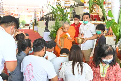 ประมวลภาพพิธีพุทธาภิเษกเหรียญหลวงพ่อโสธร ประทับหลังท้าวเวสสุวรรณโณ ปี ๒๕๖๔