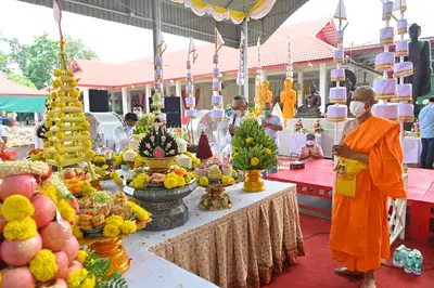 ประมวลภาพพิธีพุทธาภิเษกเหรียญหลวงพ่อโสธร ประทับหลังท้าวเวสสุวรรณโณ ปี ๒๕๖๔