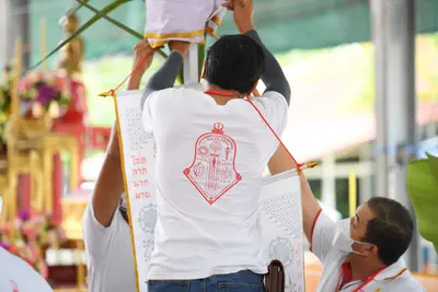 ประมวลภาพพิธีพุทธาภิเษกเหรียญหลวงพ่อโสธร ประทับหลังท้าวเวสสุวรรณโณ ปี ๒๕๖๔