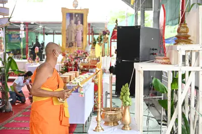 ประมวลภาพพิธีพุทธาภิเษกเหรียญหลวงพ่อโสธร ประทับหลังท้าวเวสสุวรรณโณ ปี ๒๕๖๔