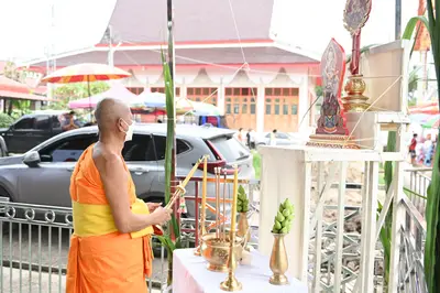 ประมวลภาพพิธีพุทธาภิเษกเหรียญหลวงพ่อโสธร ประทับหลังท้าวเวสสุวรรณโณ ปี ๒๕๖๔