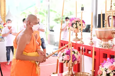 ประมวลภาพพิธีพุทธาภิเษกเหรียญหลวงพ่อโสธร ประทับหลังท้าวเวสสุวรรณโณ ปี ๒๕๖๔