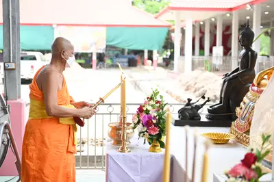 ประมวลภาพพิธีพุทธาภิเษกเหรียญหลวงพ่อโสธร ประทับหลังท้าวเวสสุวรรณโณ ปี ๒๕๖๔