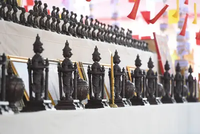 ประมวลภาพพิธีพุทธาภิเษกเหรียญหลวงพ่อโสธร ประทับหลังท้าวเวสสุวรรณโณ ปี ๒๕๖๔
