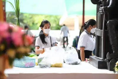 ประมวลภาพพิธีพุทธาภิเษกเหรียญหลวงพ่อโสธร ประทับหลังท้าวเวสสุวรรณโณ ปี ๒๕๖๔