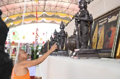ประมวลภาพพิธีพุทธาภิเษกเหรียญหลวงพ่อโสธร ประทับหลังท้าวเวสสุวรรณโณ ปี ๒๕๖๔