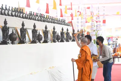ประมวลภาพพิธีพุทธาภิเษกเหรียญหลวงพ่อโสธร ประทับหลังท้าวเวสสุวรรณโณ ปี ๒๕๖๔