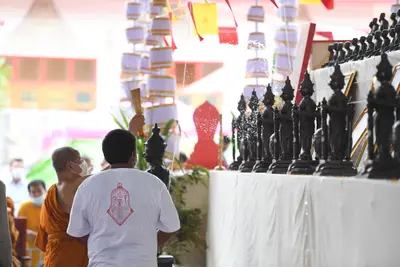 ประมวลภาพพิธีพุทธาภิเษกเหรียญหลวงพ่อโสธร ประทับหลังท้าวเวสสุวรรณโณ ปี ๒๕๖๔