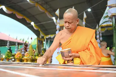 ประมวลภาพพิธีพุทธาภิเษกเหรียญหลวงพ่อโสธร ประทับหลังท้าวเวสสุวรรณโณ ปี ๒๕๖๔