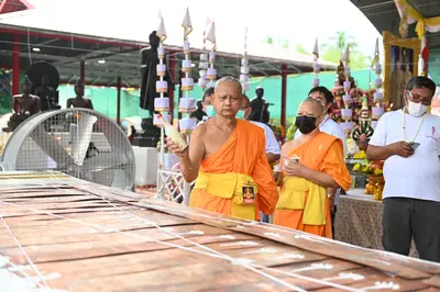 ประมวลภาพพิธีพุทธาภิเษกเหรียญหลวงพ่อโสธร ประทับหลังท้าวเวสสุวรรณโณ ปี ๒๕๖๔