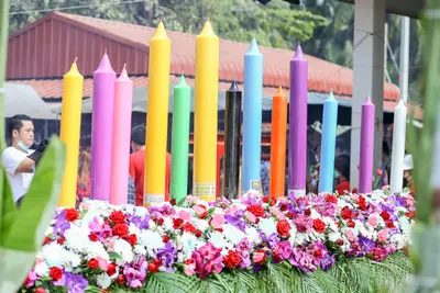 ประมวลภาพพิธีสวดนพเคราะห์และพุทธาภิเษกวัตถุมงคล วัดจุฬามณี ปี ๒๕๖๔