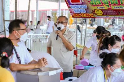 ประมวลภาพพิธีสวดนพเคราะห์และพุทธาภิเษกวัตถุมงคล วัดจุฬามณี ปี ๒๕๖๔