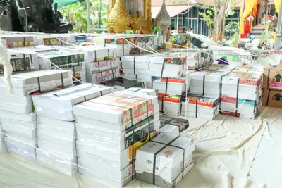 ประมวลภาพพิธีสวดนพเคราะห์และพุทธาภิเษกวัตถุมงคล วัดจุฬามณี ปี ๒๕๖๔