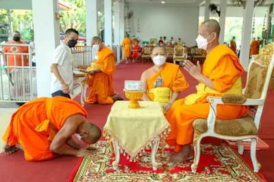 ประมวลภาพพิธีสวดนพเคราะห์และพุทธาภิเษกวัตถุมงคล วัดจุฬามณี ปี ๒๕๖๔