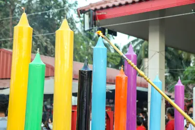 ประมวลภาพพิธีสวดนพเคราะห์และพุทธาภิเษกวัตถุมงคล วัดจุฬามณี ปี ๒๕๖๔