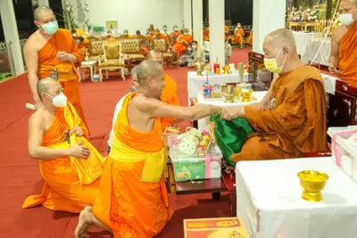 ประมวลภาพพิธีสวดนพเคราะห์และพุทธาภิเษกวัตถุมงคล วัดจุฬามณี ปี ๒๕๖๔