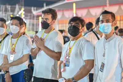 ประมวลภาพพิธีสวดนพเคราะห์และพุทธาภิเษกวัตถุมงคล วัดจุฬามณี ปี ๒๕๖๔