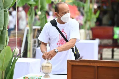 ประมวลภาพพิธีสวดนพเคราะห์และพุทธาภิเษกวัตถุมงคล วัดจุฬามณี ปี ๒๕๖๔