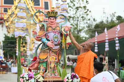 ประมวลภาพพิธีสวดนพเคราะห์และพุทธาภิเษกวัตถุมงคล วัดจุฬามณี ปี ๒๕๖๔