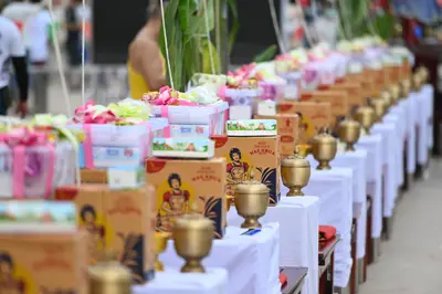 ประมวลภาพพิธีสวดนพเคราะห์และพุทธาภิเษกวัตถุมงคล วัดจุฬามณี ปี ๒๕๖๔