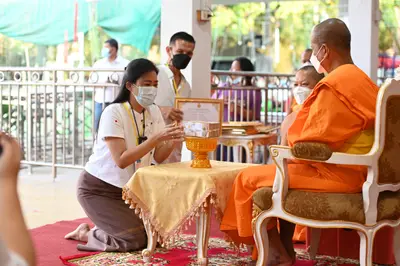 ประมวลภาพพิธีสวดนพเคราะห์และพุทธาภิเษกวัตถุมงคล วัดจุฬามณี ปี ๒๕๖๔