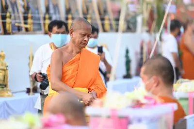 ประมวลภาพพิธีสวดนพเคราะห์และพุทธาภิเษกวัตถุมงคล วัดจุฬามณี ปี ๒๕๖๔