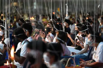 ประมวลภาพพิธีสวดนพเคราะห์และพุทธาภิเษกวัตถุมงคล วัดจุฬามณี ปี ๒๕๖๔