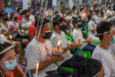 ประมวลภาพพิธีสวดนพเคราะห์และพุทธาภิเษกวัตถุมงคล วัดจุฬามณี ปี ๒๕๖๔